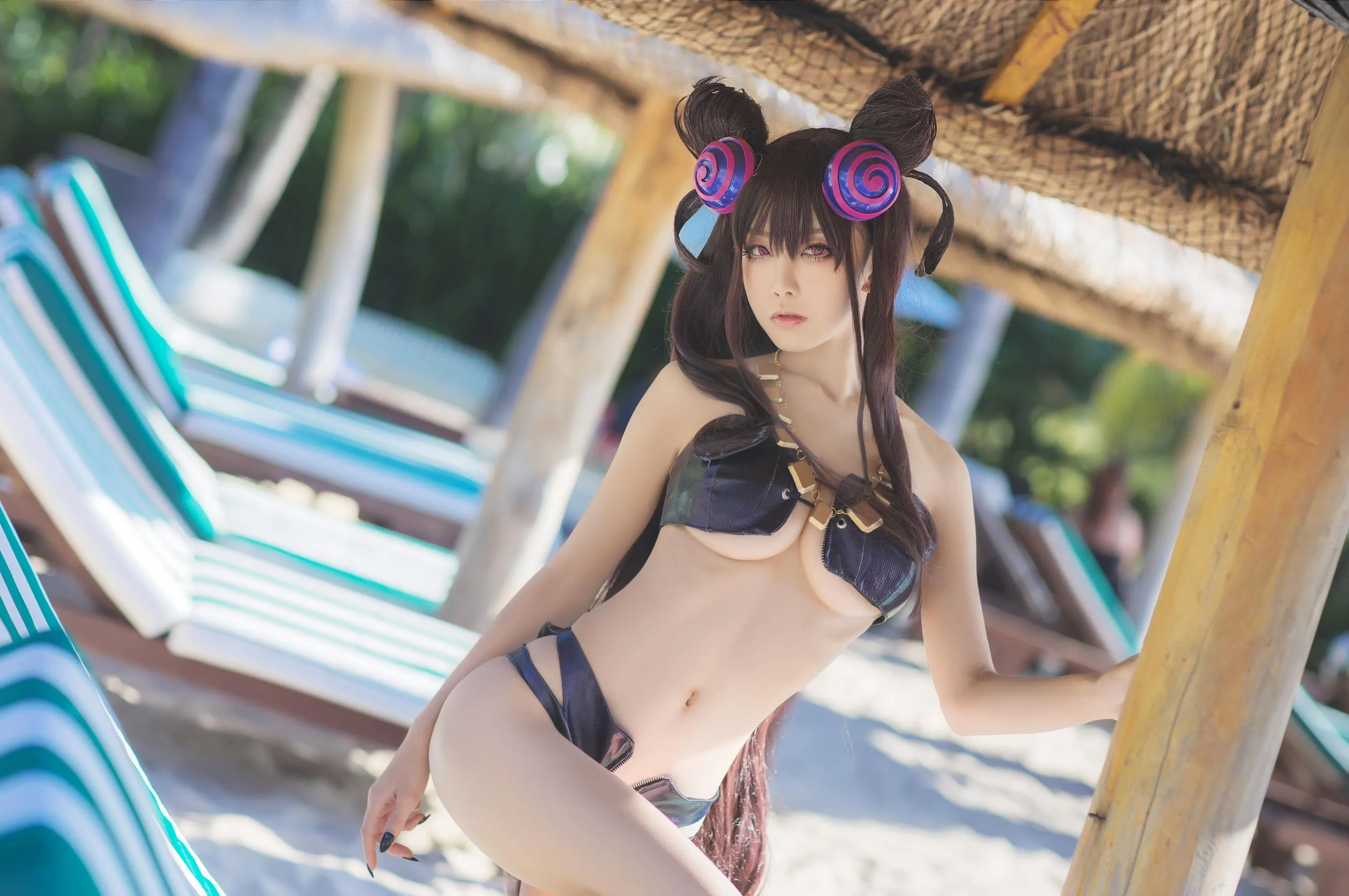 水淼 – NO.42 紫式部水着Ver [41P]插图6